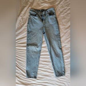 Lee Women's Denim Blue Straight Leg Jeans